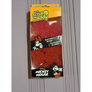 Scrub Daddy Disney Mickey Mouse Sponge 2 Pack Scratch Free Dishwasher Safe